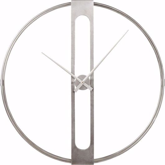 Image de Clip Silver Wall Clock