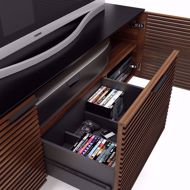 simple media console with storage