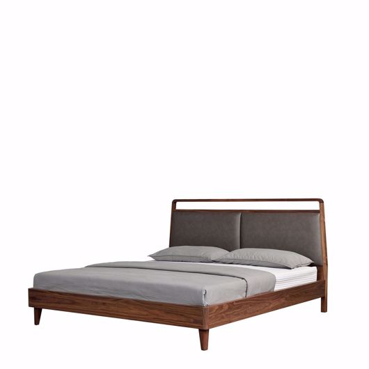 walnut base bed frame