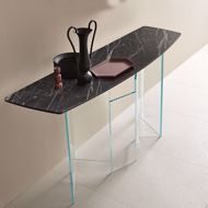 trendy marble console table