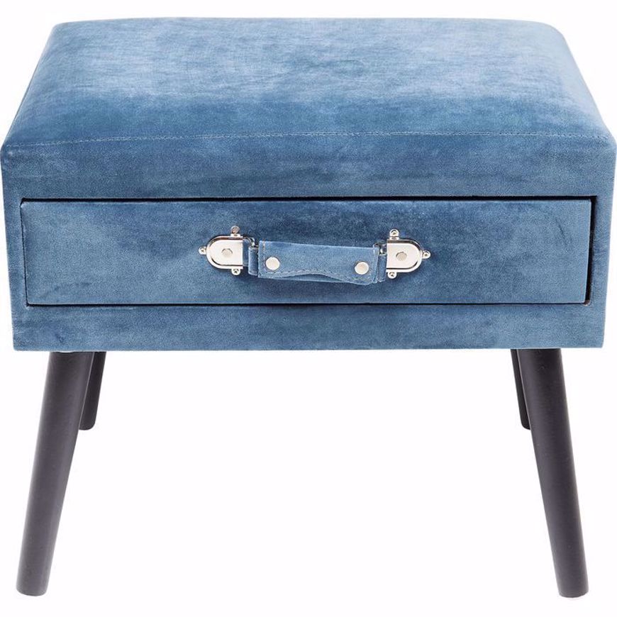 Picture of Drawer Foot Stool - Blue