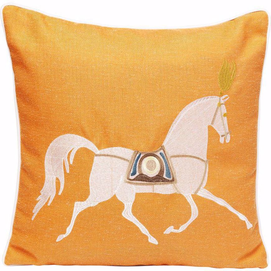 Picture of Classy Horse Cushion - Orange