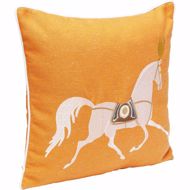 Image sur Classy Horse Cushion - Orange
