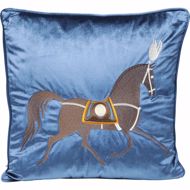 Picture of Classy Horse Cushion - Blue