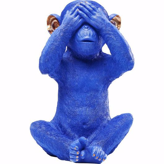 Image de Mizaru Monkey Money Box - Blue