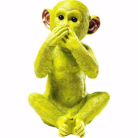 Picture of Iwazaru Monkey Money Box - Lime