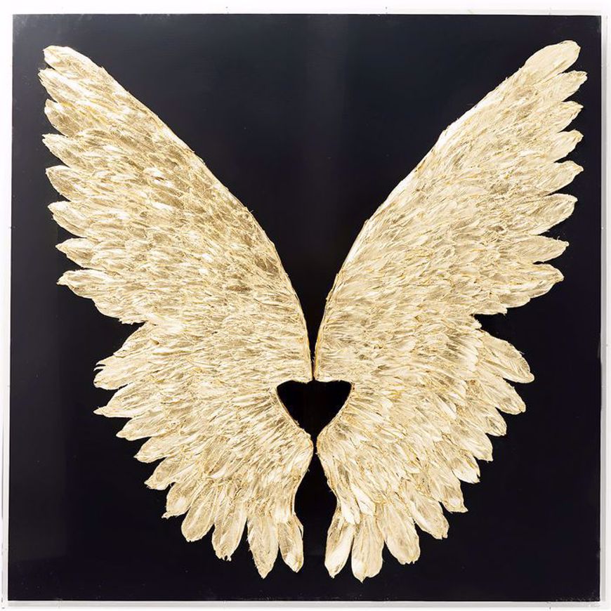 Image sur Wings Wall Decoration - Black