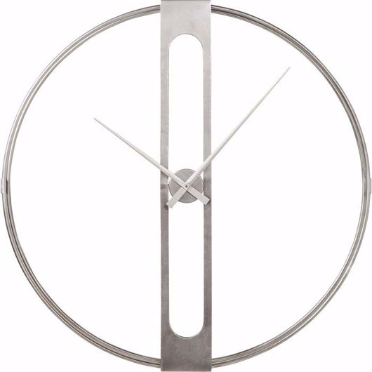 图片 Clip Silver Wall Clock