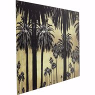 Picture of Metallic Palms Glass