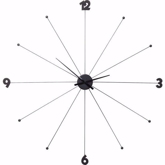 图片 Umbrella Like Wall Clock - Black