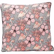 Image sur Flamingo Flowers Cushion
