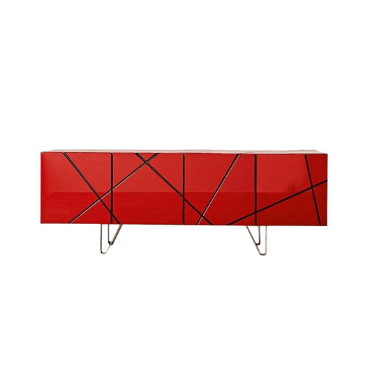 Picture of STRIPES Sideboard - Red