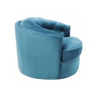 Picture of Music Hall Swivel Chair - Turquoise