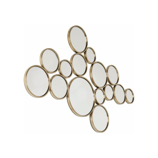 图片 Bubbles Mirror - Brass