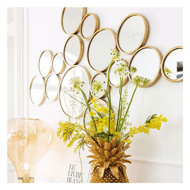 Picture of Bubbles Mirror - Brass