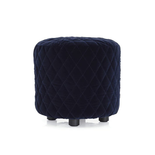 图片 MELPOT Quilted Round Ottoman