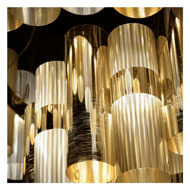Picture of La Lollo Suspension Lamp - Gold