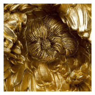 Picture of Peony Wall Decoration - Gold