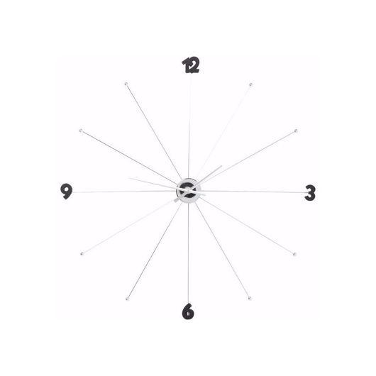 Image de Umbrella Like Wall Clock - Chrome