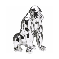 Image sur Gorilla Deco Figurine - Chrome