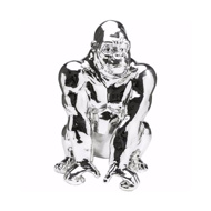 图片 Gorilla Deco Figurine - Chrome