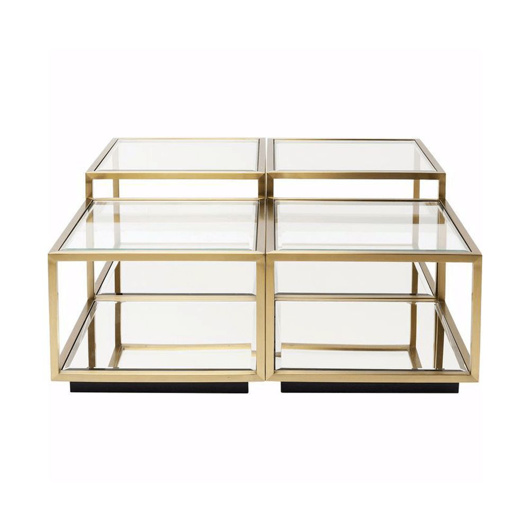 Image de Luigi Modular Coffee Table - Gold