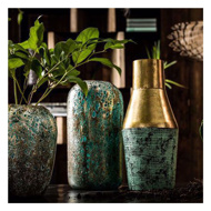 Image sur Moonscape 31 Vase - Turquoise