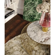 Image sur Beam Grey Marble Side Table