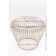 Image sur Beam Grey Marble Side Table
