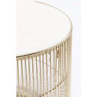 Image sur Beam White Marble Side Table