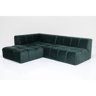 Image sur Belami Sofa Dark Green Velvet -Left