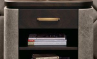 图片 ERMETE  NIGHT STAND  MATT ROSEWOOD