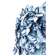 Image sur Butterflies Vase- Light Blue 35cm