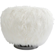 Picture of Fiffy White Swivel Armchair