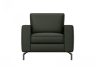 图片 SOLLIEVO Arm Chair - Green  Velvet