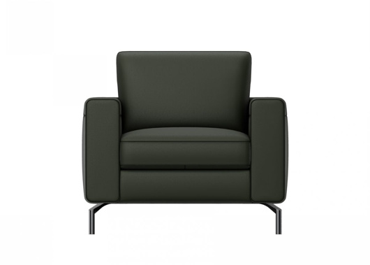 图片 SOLLIEVO Arm Chair - Green  Velvet