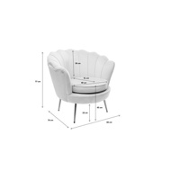 Image sur Water Lily Armchair -Beige