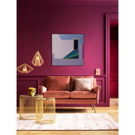 图片 Framed Picture Abstract Shapes Purple