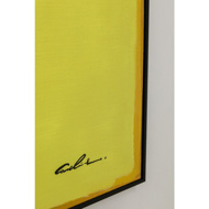 图片 Framed Picture Abstract Shapes Yellow