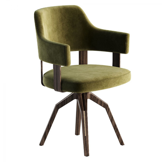 Image de VALLE Swivel Chair - Green