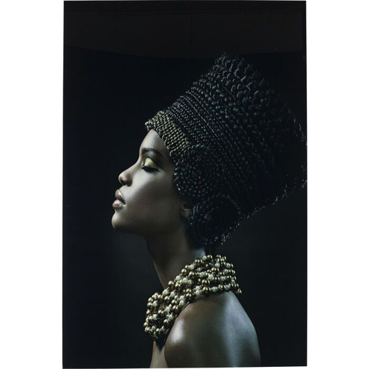 Image de Picture Glass Royal Headdress Profile