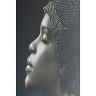 Image sur Picture Glass Royal Headdress Profile