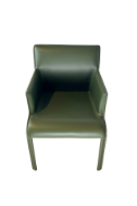 Image sur Bonded Leather Armchair-Green