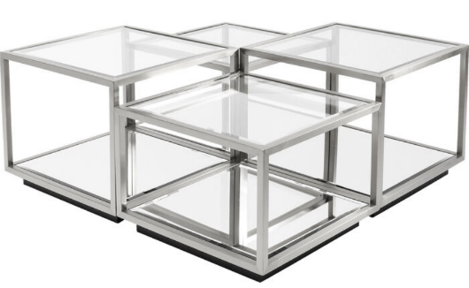 Picture of Luigi Coffee Table - Silver (4/SET)