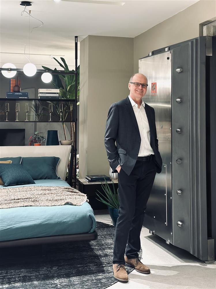 Our CEO Mr. Steen Skaaning on-site at Cattelan’s Milan Showroom